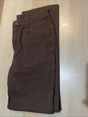 Brown Straight Leg Jeans